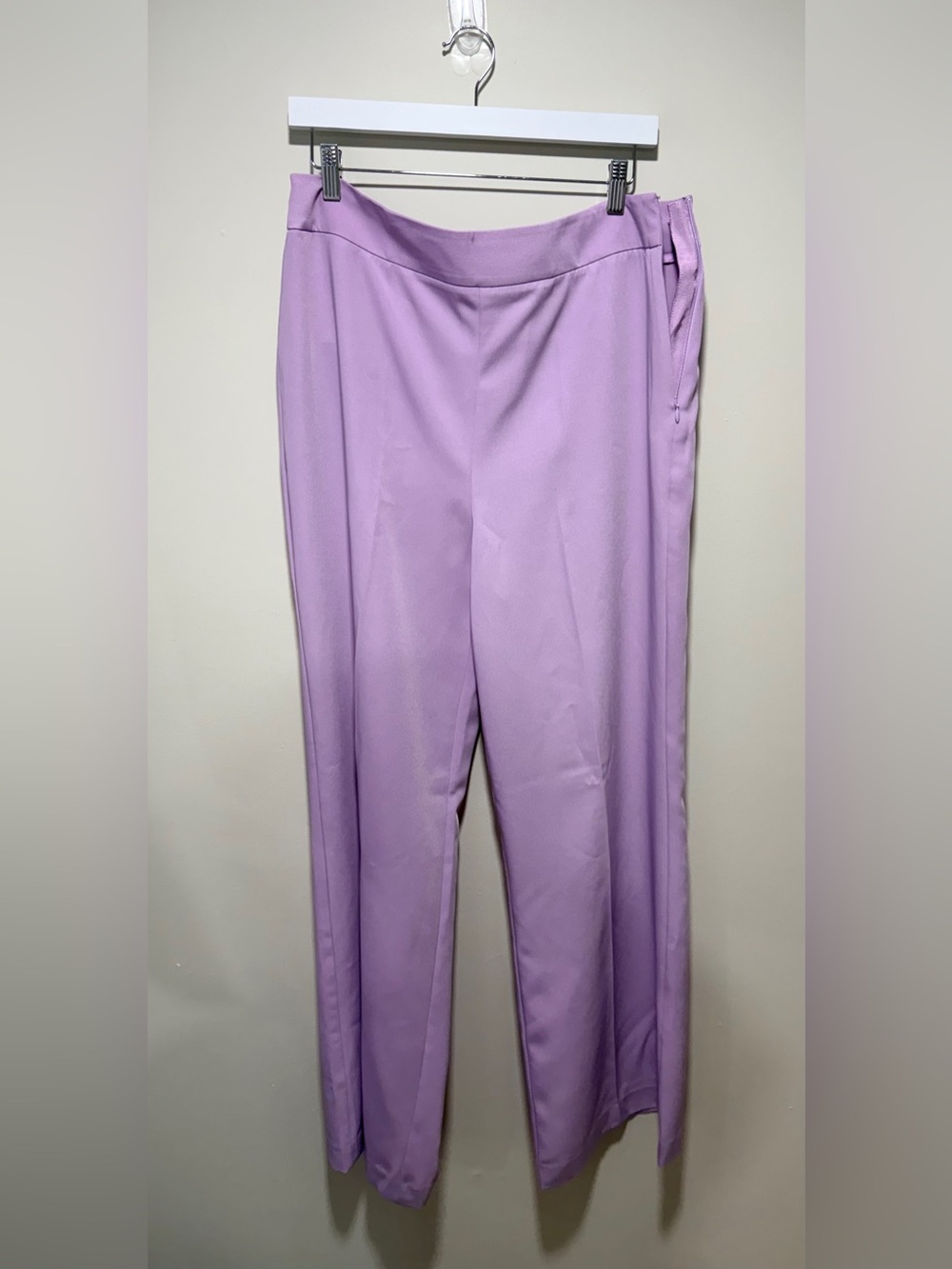 Tuckernuck Lilac Erin Pants XL NWT Wide Leg High Rise Lavender Trousers - Picture 10 of 11